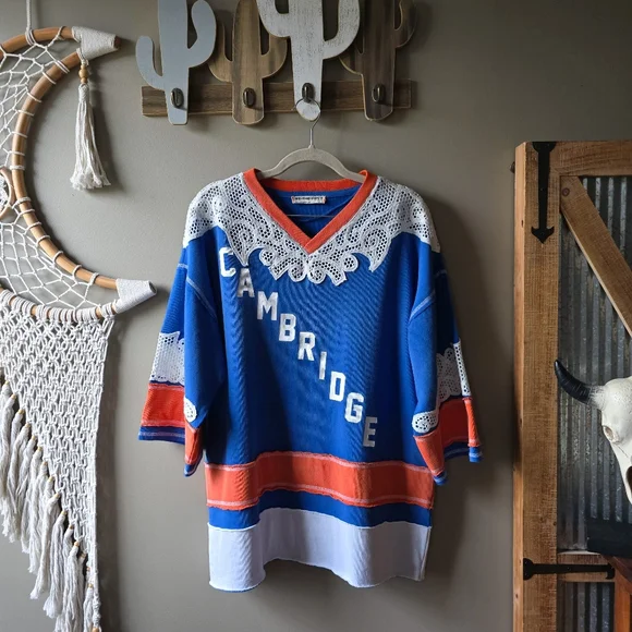 Free People Stanley Oversized Cambride Tee Jersey Nwot - Picture 4 of 9